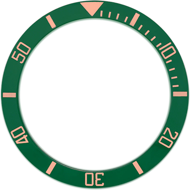 SKX007/SRPD 38*30.7mm Ceramic Bezel insert: Green Sub