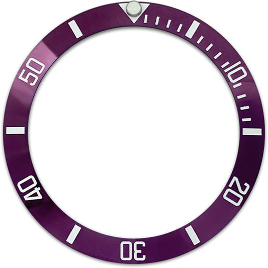 SKX007/SRPD 38*30.7mm Ceramic Bezel insert: Purple Sub