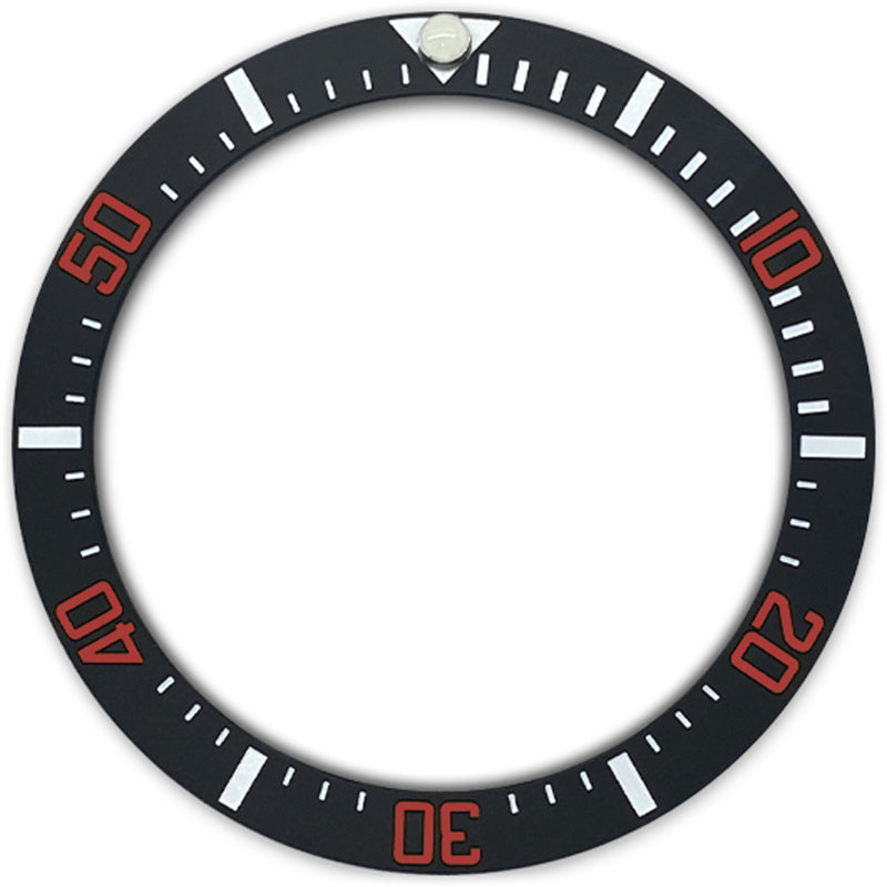 SKX007/SRPD 38*30.7mm Ceramic Bezel insert: Black DSSD