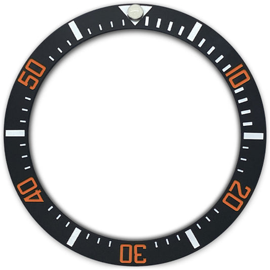 SKX007/SRPD 38*30.7mm Ceramic Bezel insert: Black DSSD