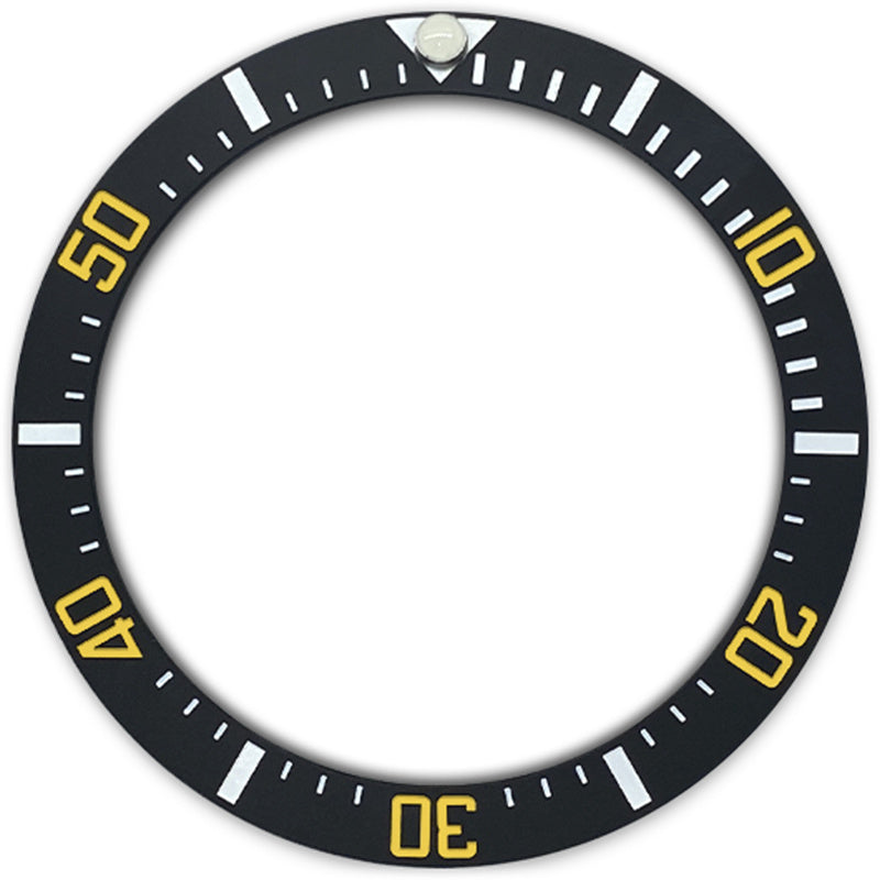 SKX007/SRPD 38*30.7mm Ceramic Bezel insert: Black DSSD