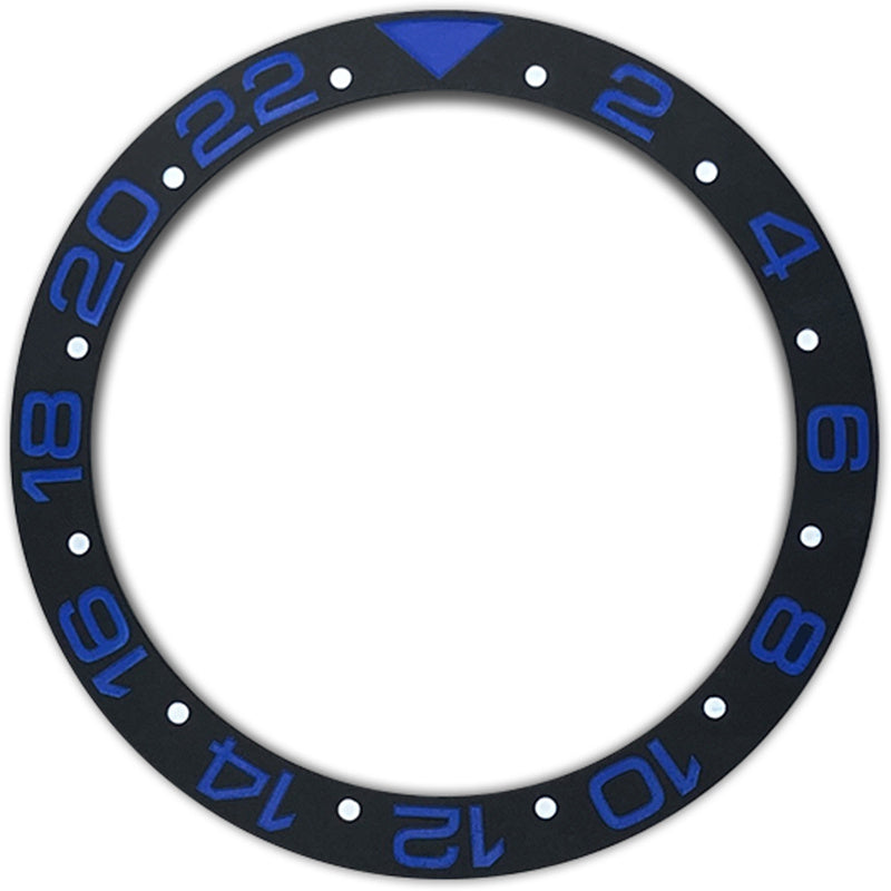 SKX007/SRPD 38*30.7mm Ceramic Bezel insert: Black GTM