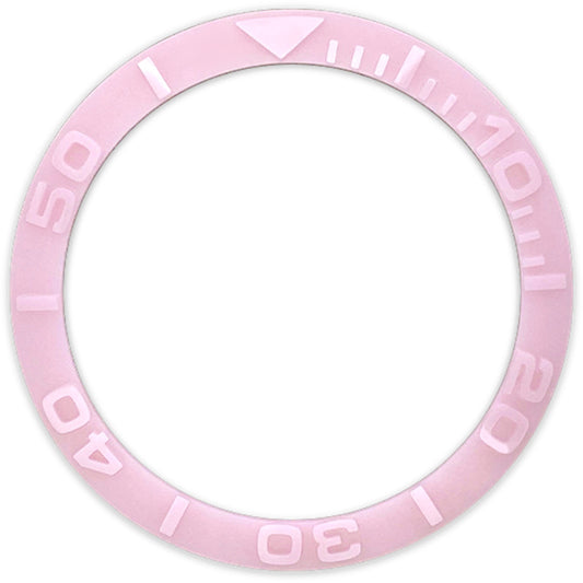 SKX007/SRPD 38*30.7mm Ceramic Bezel insert: Pink YM