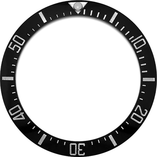 SKX007/SRPD 38*30.7mm Ceramic Bezel insert: Black DSSD