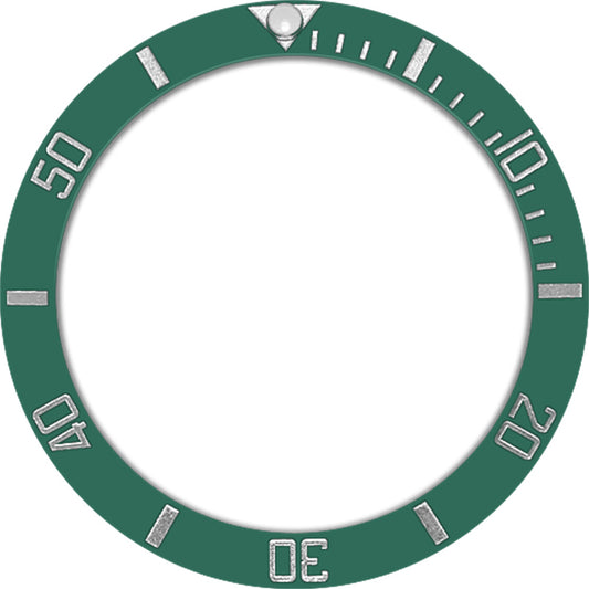 SKX007/SRPD 38*30.7mm Ceramic Bezel insert: Green Sub