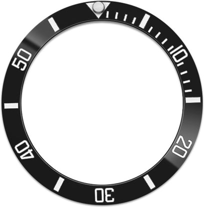 SKX007/SRPD 38*30.7mm Ceramic Bezel insert: Black Sub