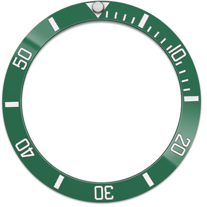 SKX007/SRPD 38*30.7mm Ceramic Bezel insert: Green Sub