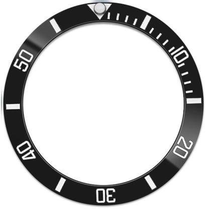 SKX007/SRPD 38*30.7mm Ceramic Bezel insert: Black Sub