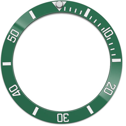 SKX007/SRPD 38*30.7mm Ceramic Bezel insert: Green Sub