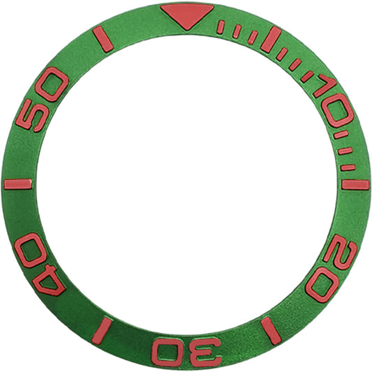 SKX007/SRPD 38*30.7mm Aluminium Bezel insert: Green Sub YM