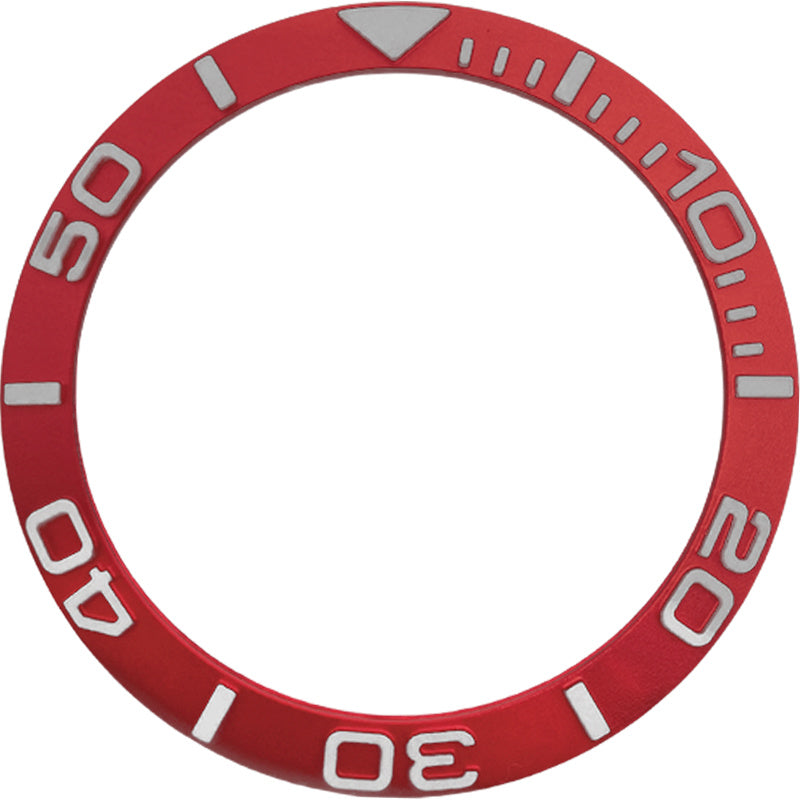 SKX007/SRPD 38*30.7mm Aluminium Bezel insert: Red Sub YM