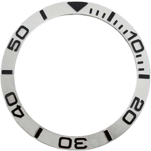 SKX007/SRPD 38*30.7mm Aluminium Bezel insert: Silver Sub YM