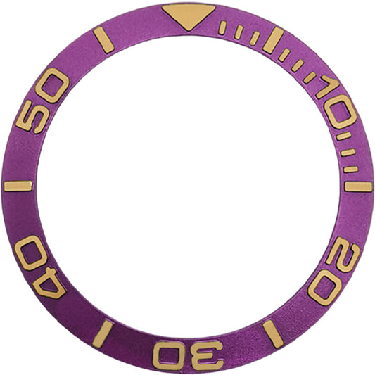 SKX007/SRPD 38*30.7mm Aluminium Bezel insert: Purple Sub YM