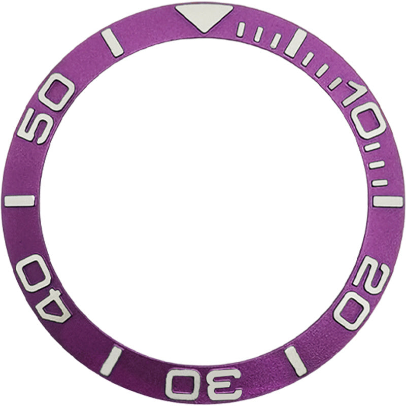 SKX007/SRPD 38*30.7mm Aluminium Bezel insert: Purple Sub YM