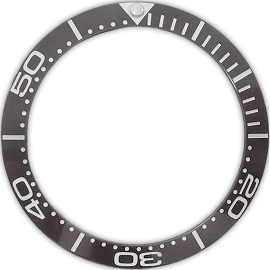 SKX007/SRPD 38*30.7mm Ceramic Bezel insert: Grey PO