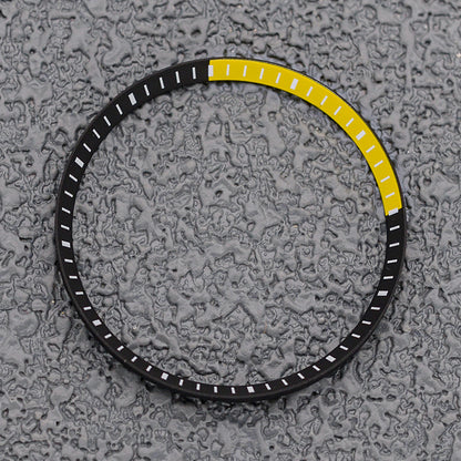 30.5mm Plastic Black Yellow Chapter Ring