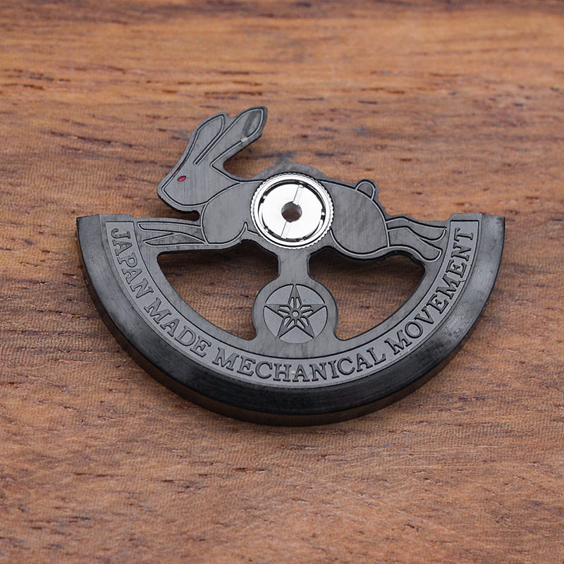 Black Rabbit Watch Rotor for Mod Movement – KARAJAN