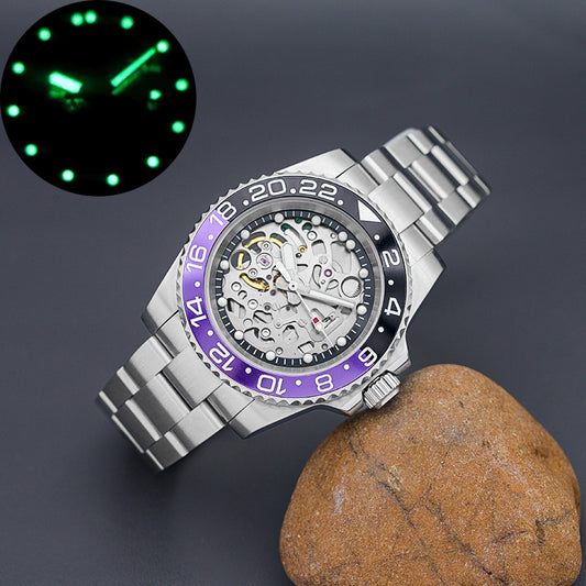 SPB185 case Purple-Black Automatic Dive Watch