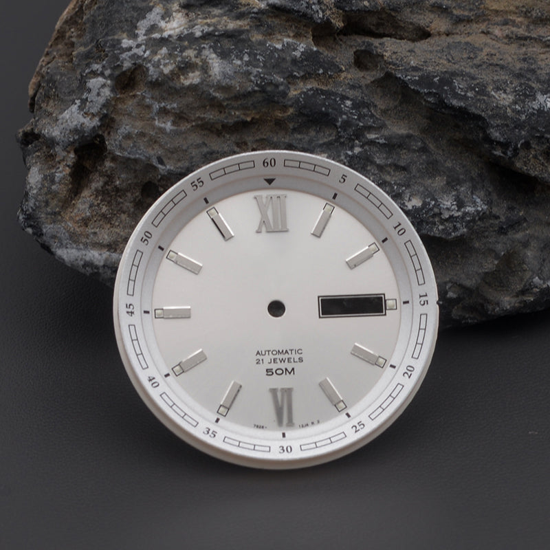 DIA-2055 Pure Silver Dial (Day-Date)