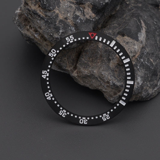 SPB185: Steel Matte Black Bezel Insert