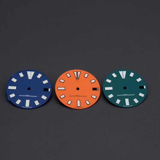 DIA-2017 Vintage Orange/Green/Blue Dial (Date Only)