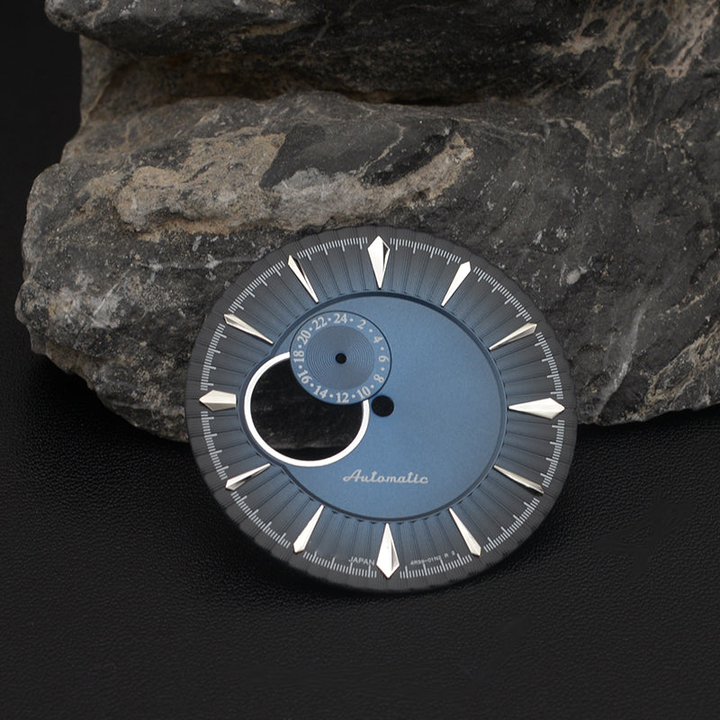 DIA-2044 Silver Blue Moon NH39 Dial