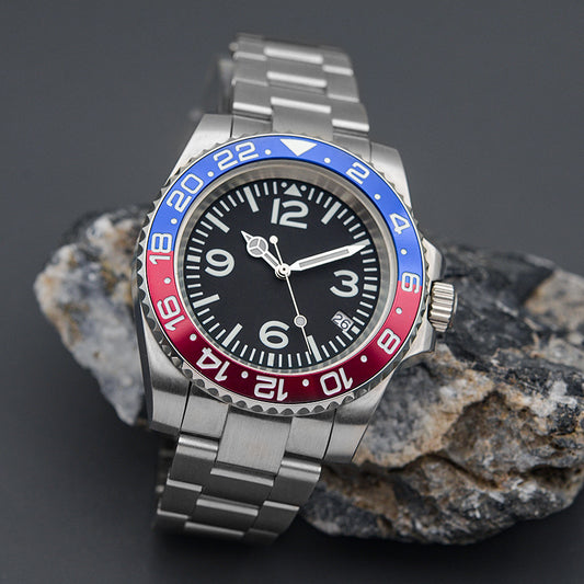 SPB185 case Red-Blue Automatic Dive Watch