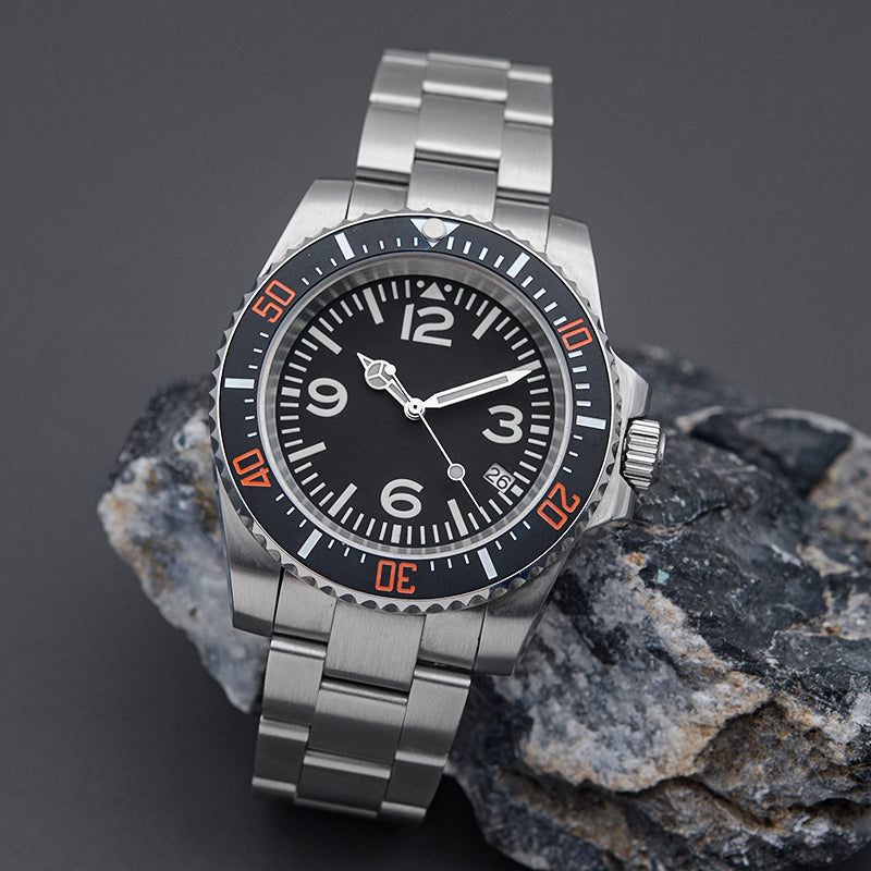 SPB185 case Black-Red Automatic Dive Watch