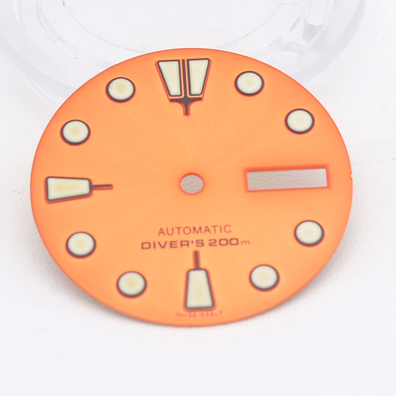 DIA-2002 Bright Orange Dial (Day-Date)